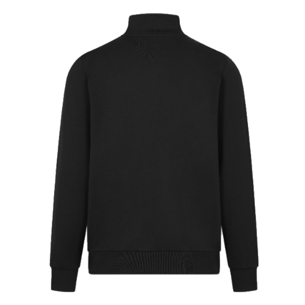 2024 Mercedes George Russell 1/4 Zip Sweatshirt (Black)_1