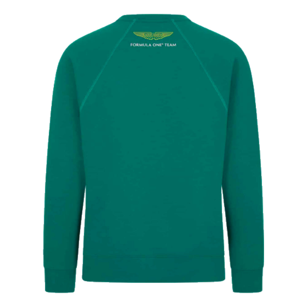 2024 Aston Martin Logo Crew Sweatshirt (Green)_1