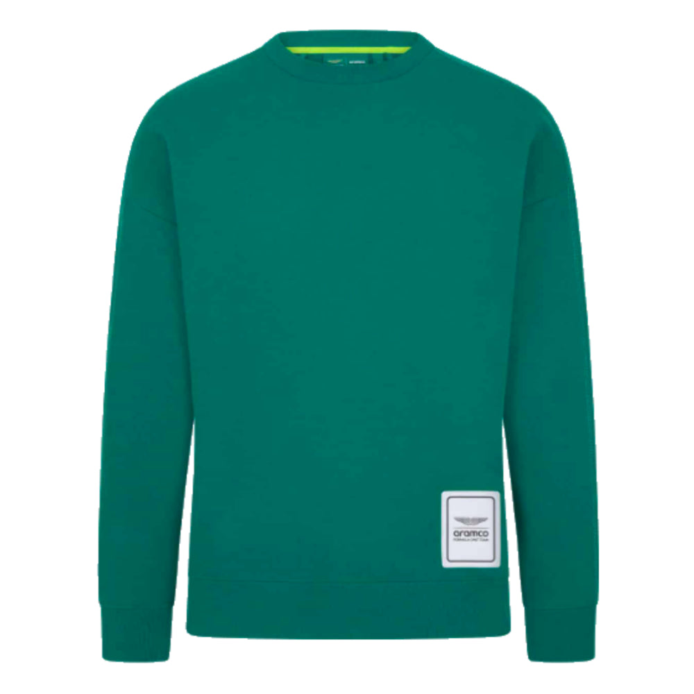 2024 Aston Martin Logo Crew Sweatshirt (Green)_0