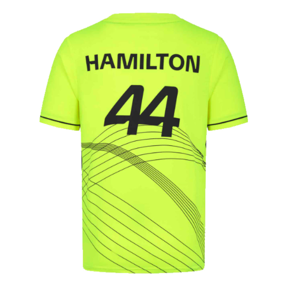 2024 Mercedes Lewis Hamilton Sports Tee (Neon)_1