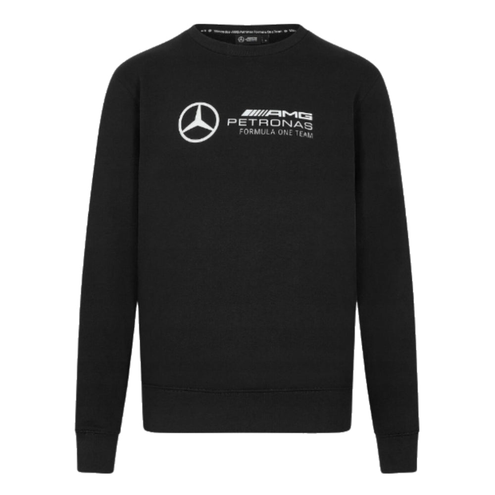 2024 Mercedes-AMG Crew Neck Sweat Top (Black)_0