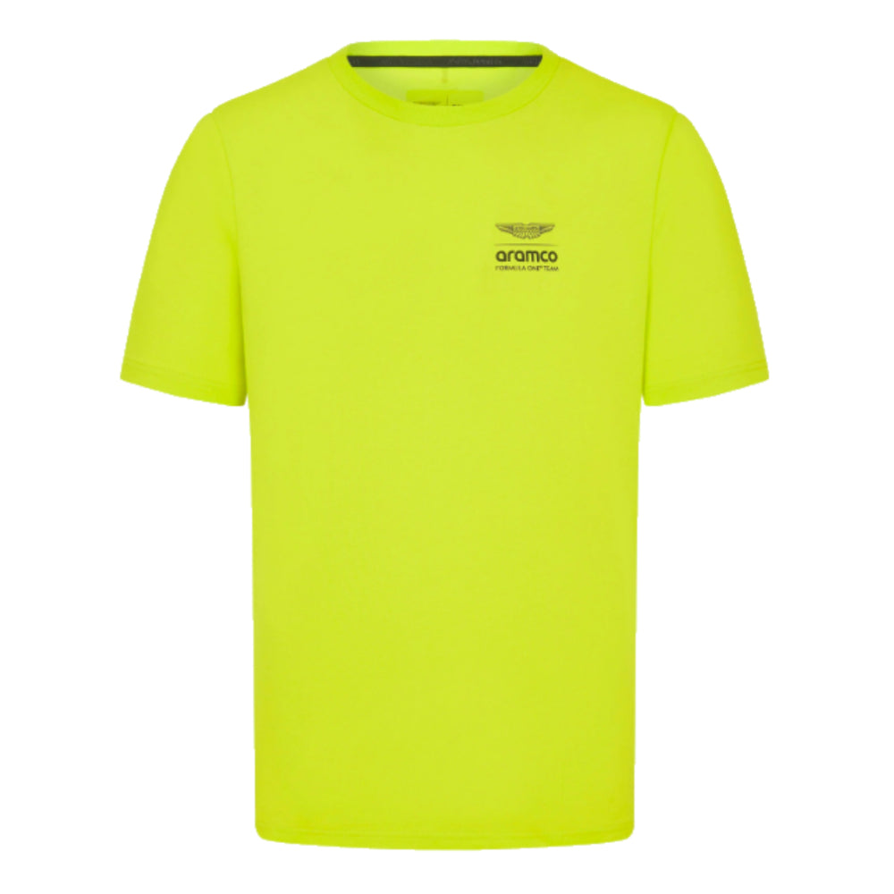2024 Aston Martin Lifestyle Printed T-shirt (Lime)_0