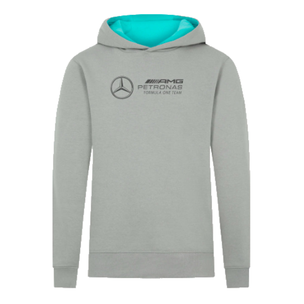2024 Mercedes-AMG Large Logo Hoody (Grey) - Kids_0