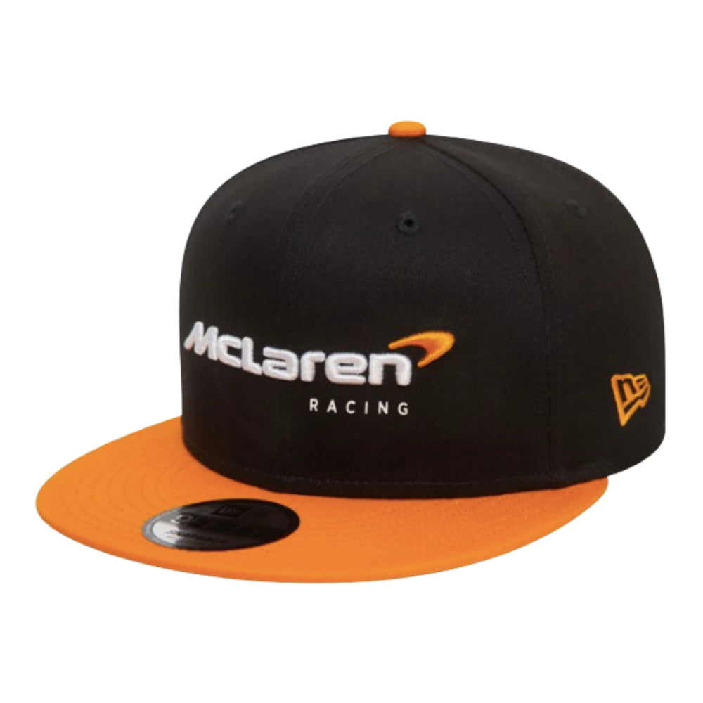 2024 McLaren Racing Essentials Black 9FIFTY Snapback Cap_0