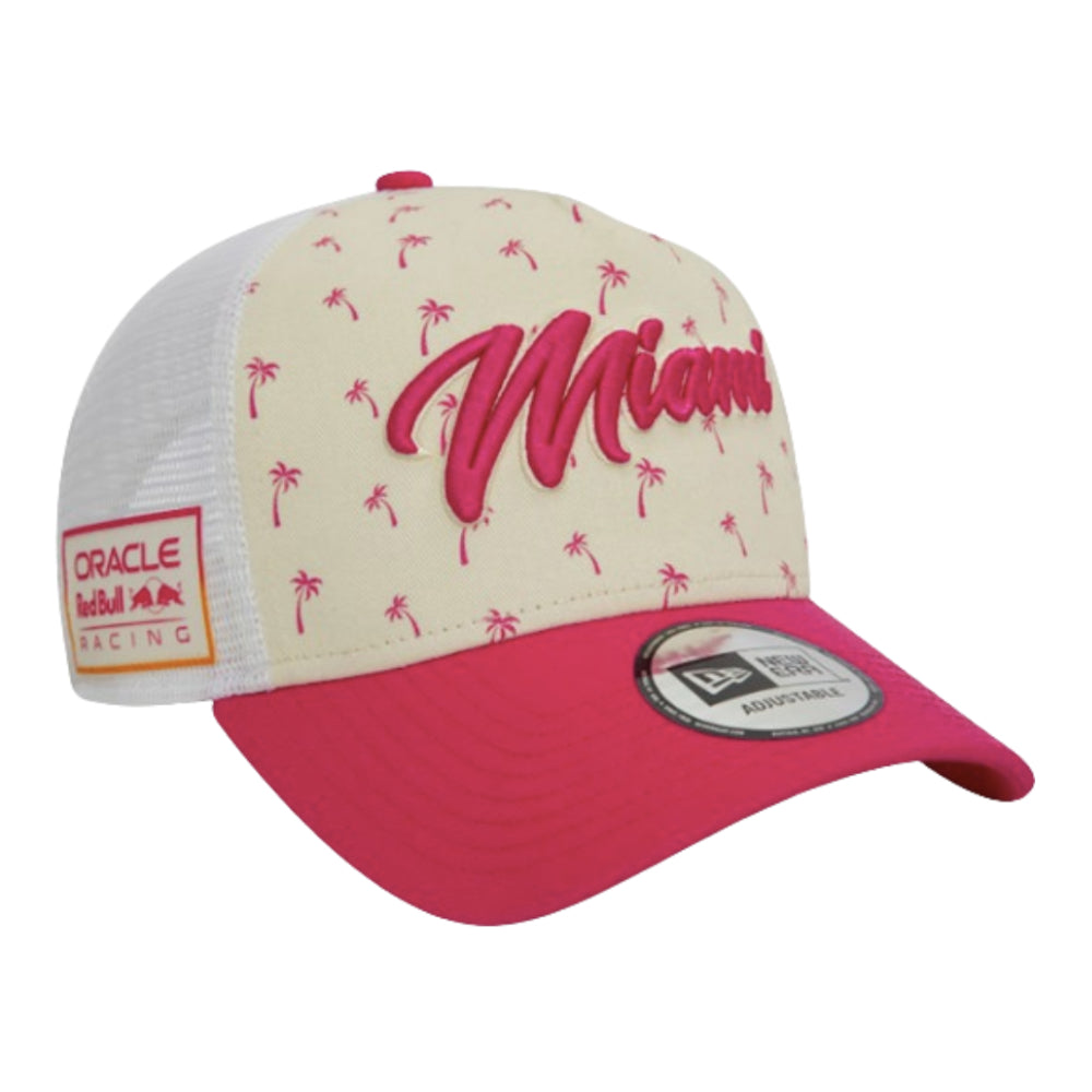 2024 Red Bull Racing Miami Special E-Frame Trucker Cap (Off White)_0