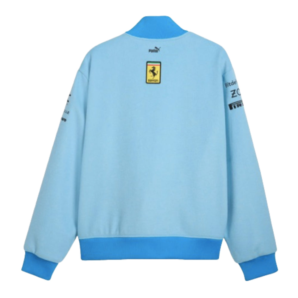 2024 Ferrari Miami GP Team Varsity Jacket (Indigo)_1