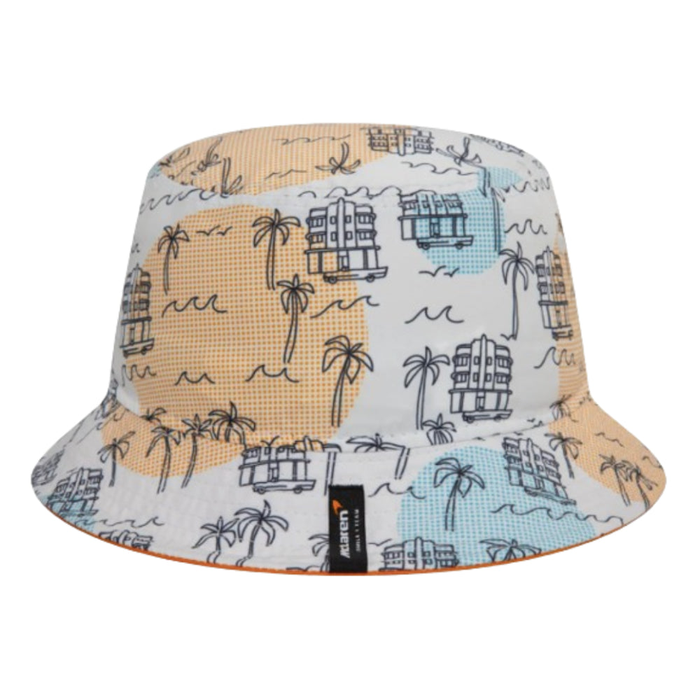 2024 McLaren Miami Race Special Edition Bucket Hat (White) - Medium_1