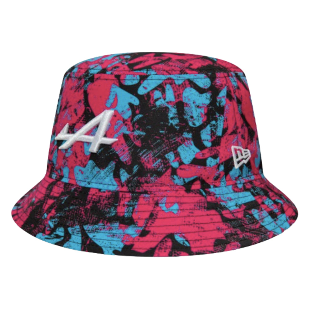 2024 Alpine F1 Silverstone Tapered Bucket Hat (Multicolour) - Large_0