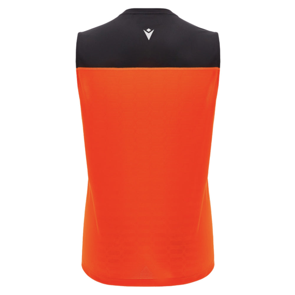 2025 Lamborghini Poly Sleeveless Shirt Orange/Black_2