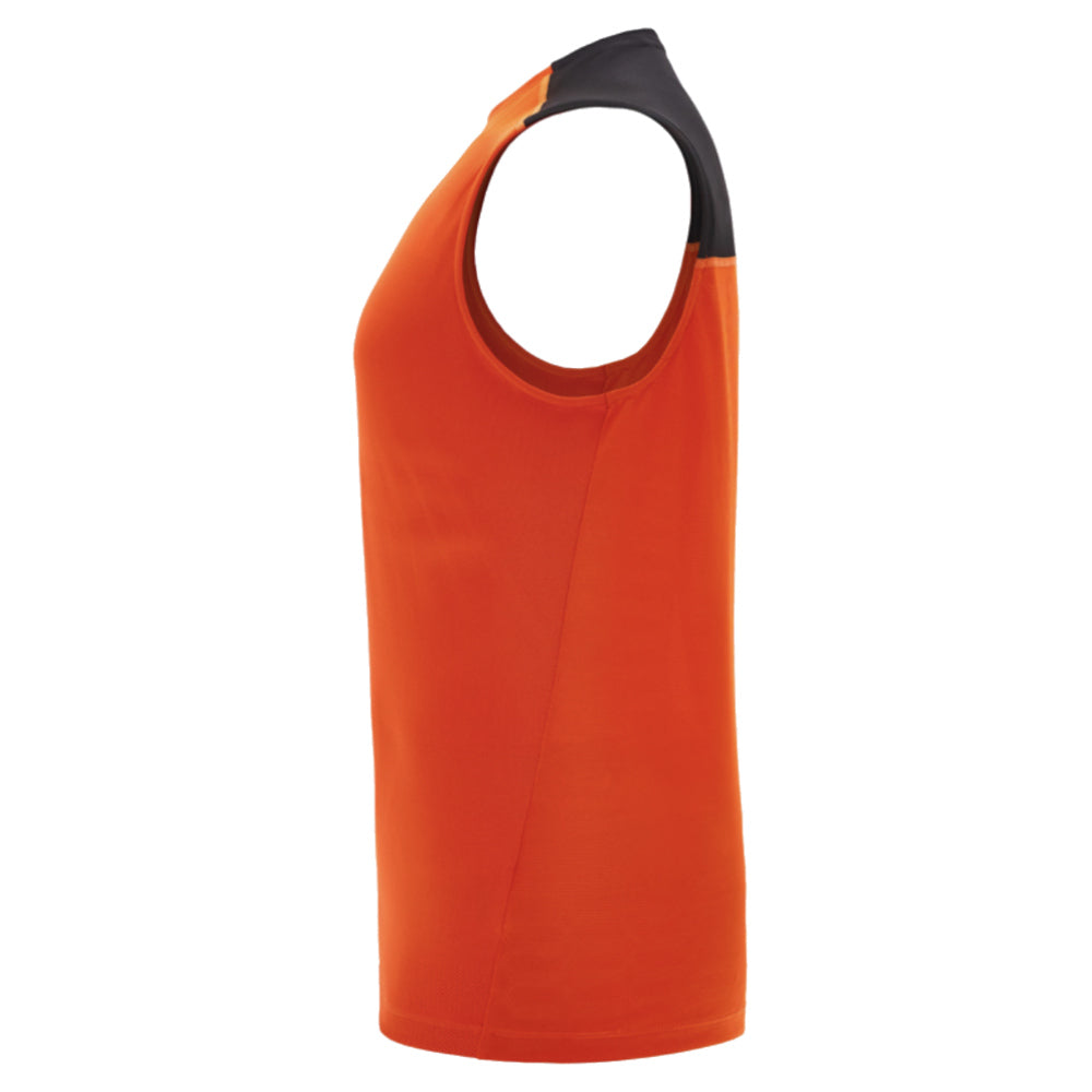 2025 Lamborghini Poly Sleeveless Shirt Orange/Black_3