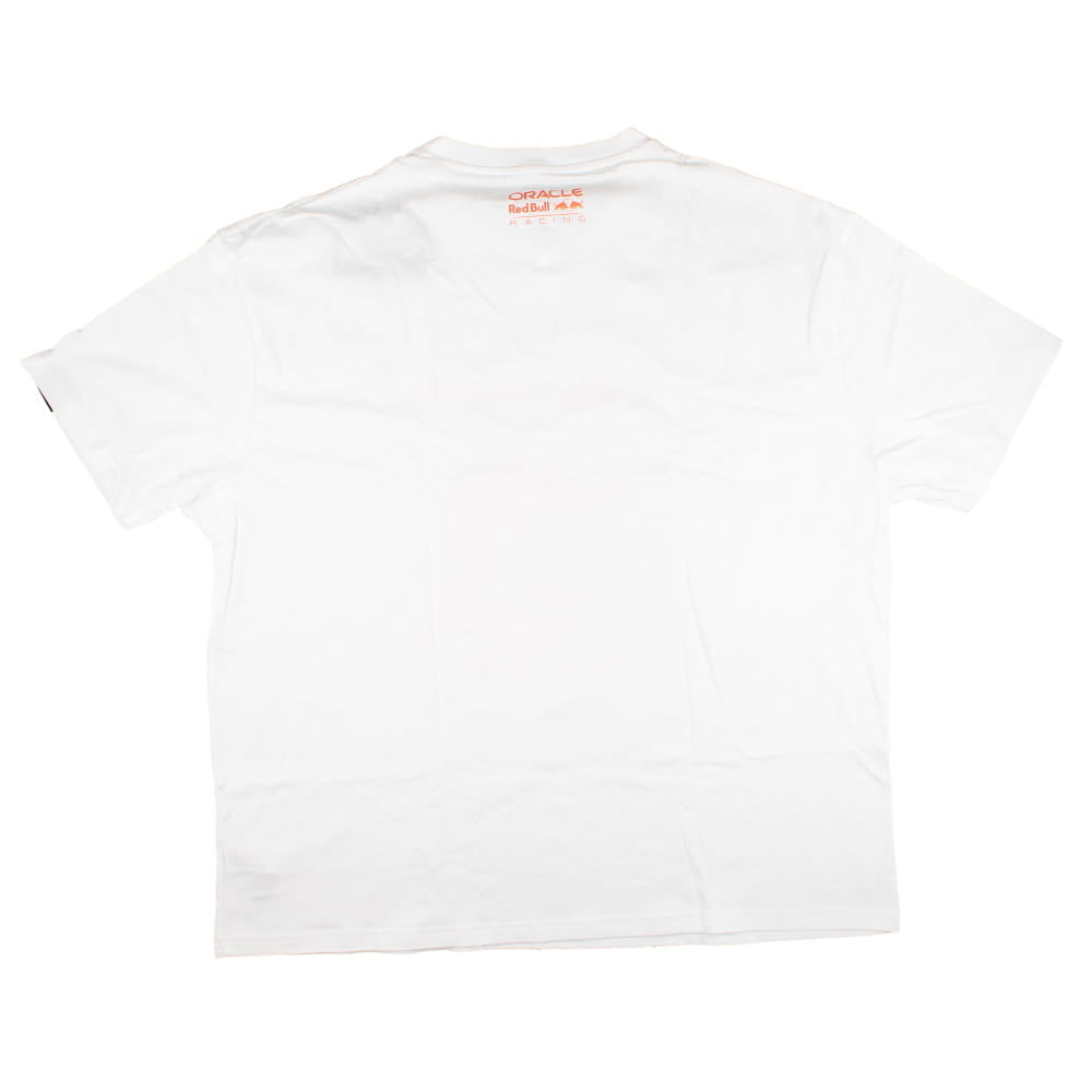 2025 Red Bull Racing Max Verstappen Puzzle T-Shirt (White)_1