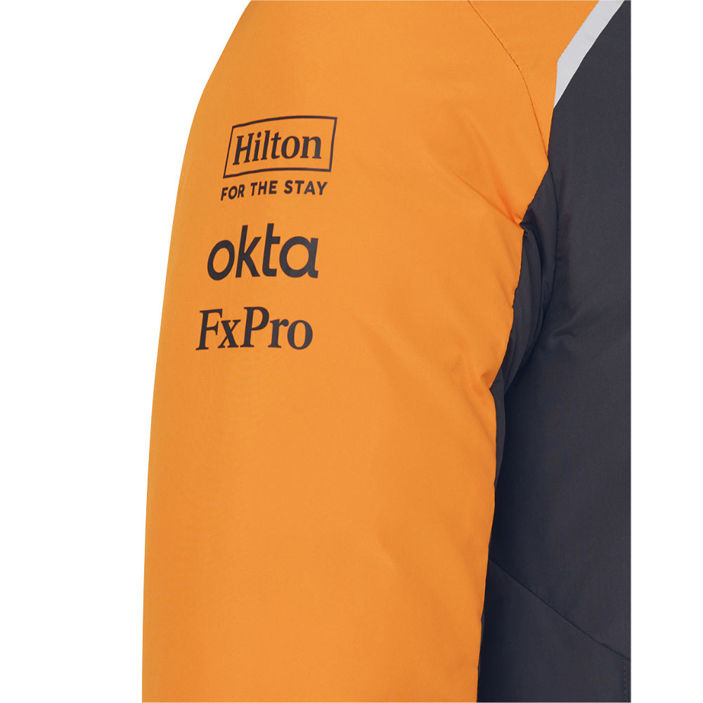 2025 McLaren F1 Team Longline Padded Jacket - Phantom_1