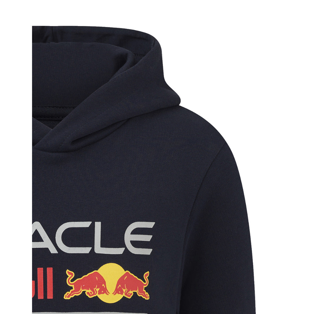 2025 Red Bull Racing Front Logo Hoodie (Night Sky) - Kids_3
