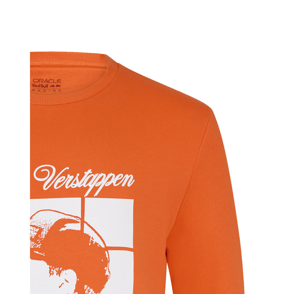 2025 Red Bull Racing Max Verstappen Puzzle Crew Sweat (Exotic Orange)_3