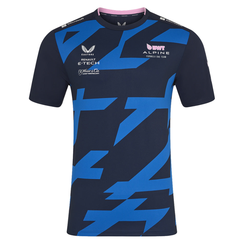 2025 Alpine F1 Mens Pierre Gasly T-Shirt - Dark Sapphire_2