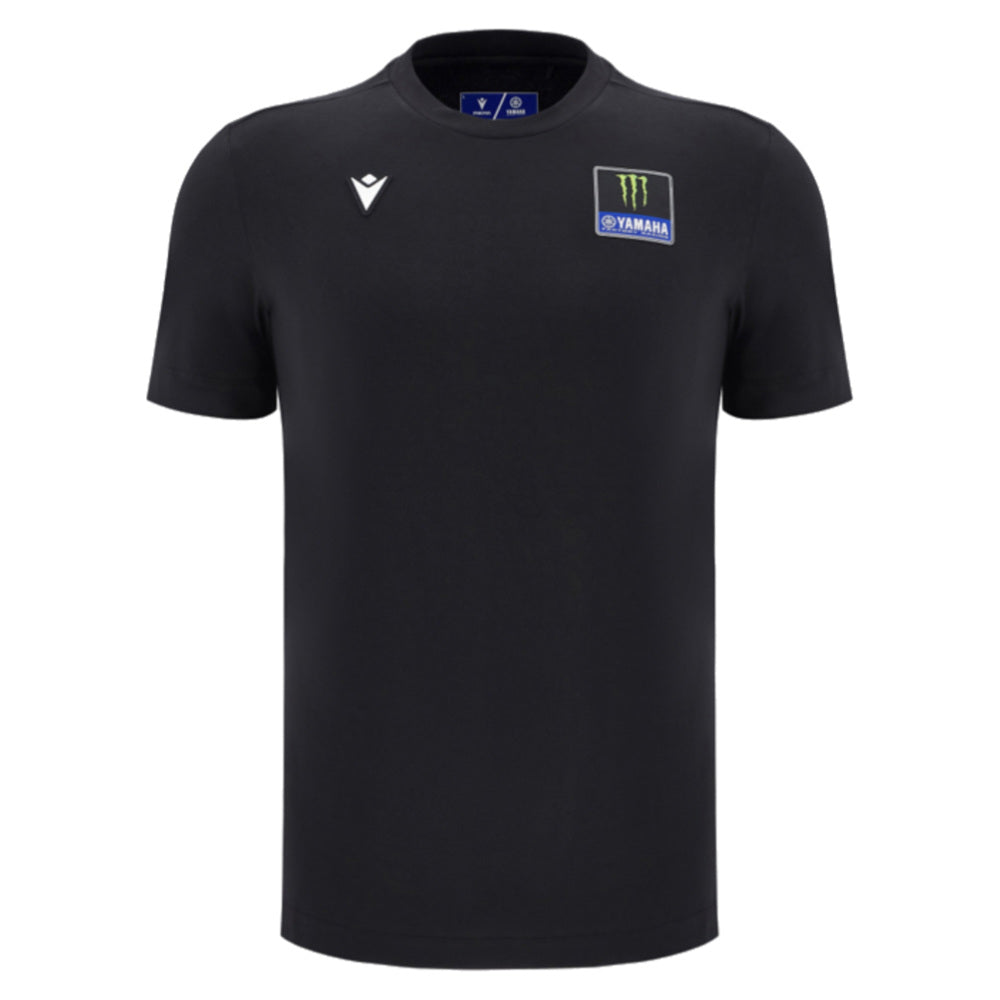 2025 Yamaha Factory Racing Cotton Travel SS Shirt - Black_0