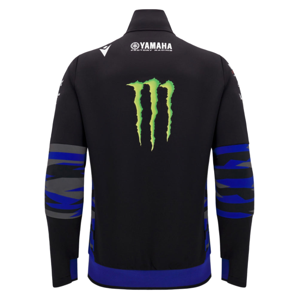 2025 Yamaha Racing Ath Team Full Zip Tech Sweat (Black)_2
