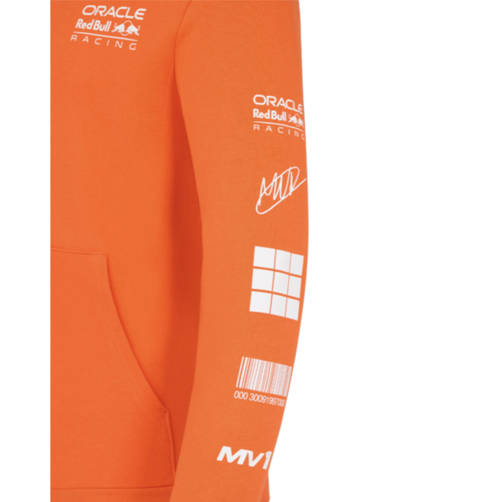 2025 Red Bull Racing MV Puzzle OH Hoodie (Exotic Orange) - Kids_3