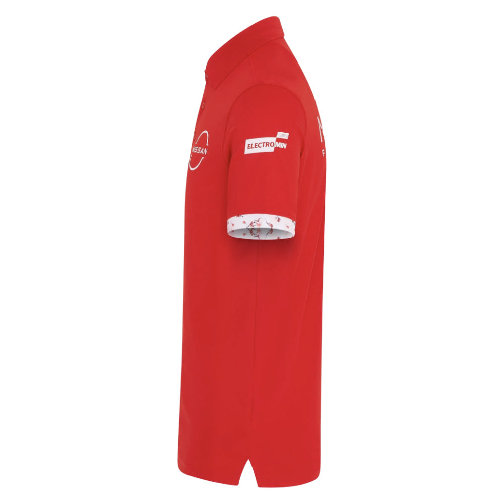 2026 Nissan Formula E Replica Polo Shirt (Red)_1