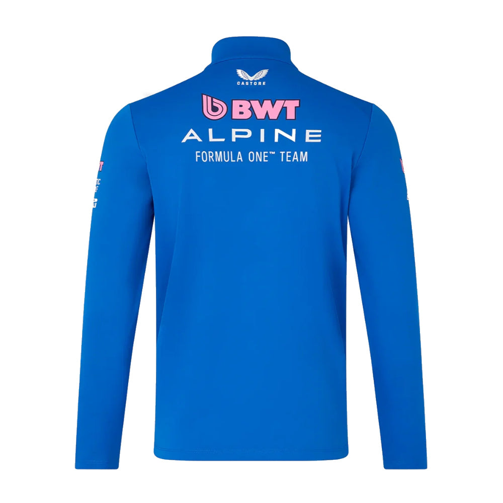 2026 Official Alpine F1 Team Quarter Zip Midlayer (Lapis Blue)_1