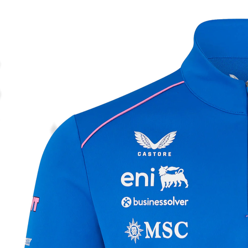 2026 Official Alpine F1 Team Quarter Zip Midlayer (Lapis Blue)_2