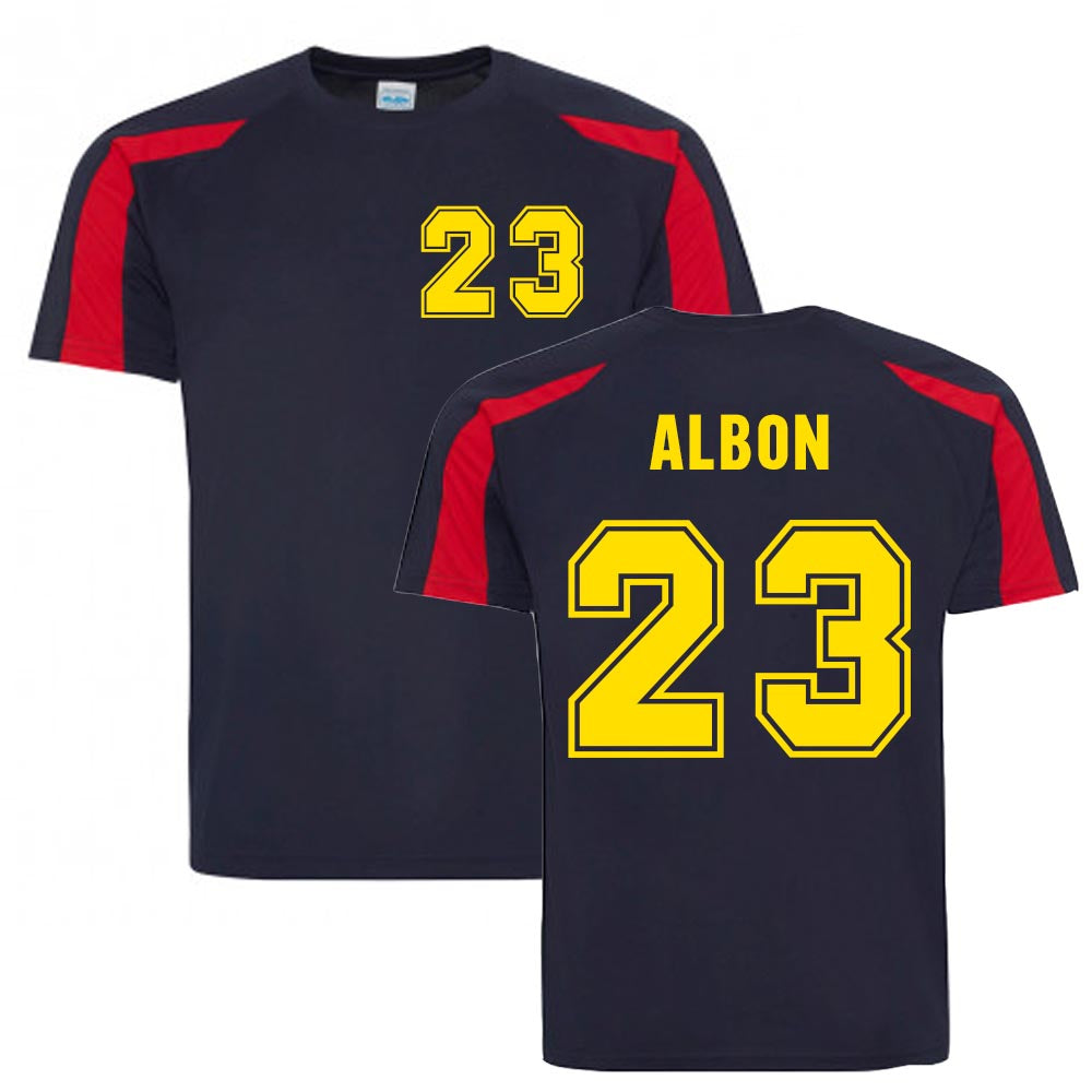 Alexander Albon Performance T-Shirt (Navy-Red)