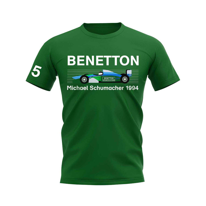 Michael Schumacher 2005 Benetton T-Shirt (Green)