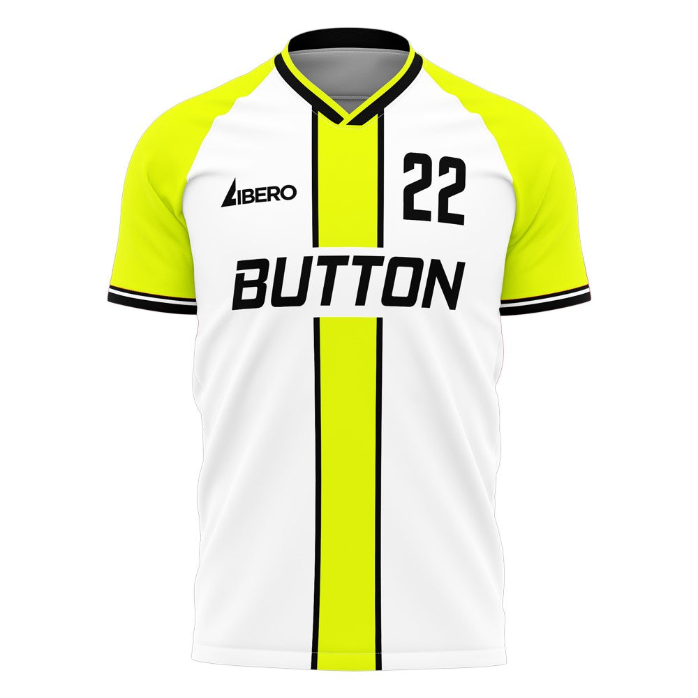 2009 Button #22 Stripe Concept Football Shirt
