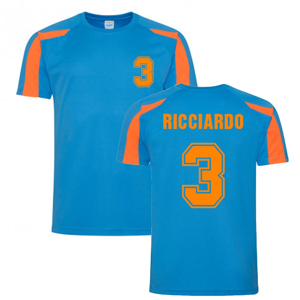 Daniel Ricciardo 2021 Performance T-Shirt (Blue-Orange)