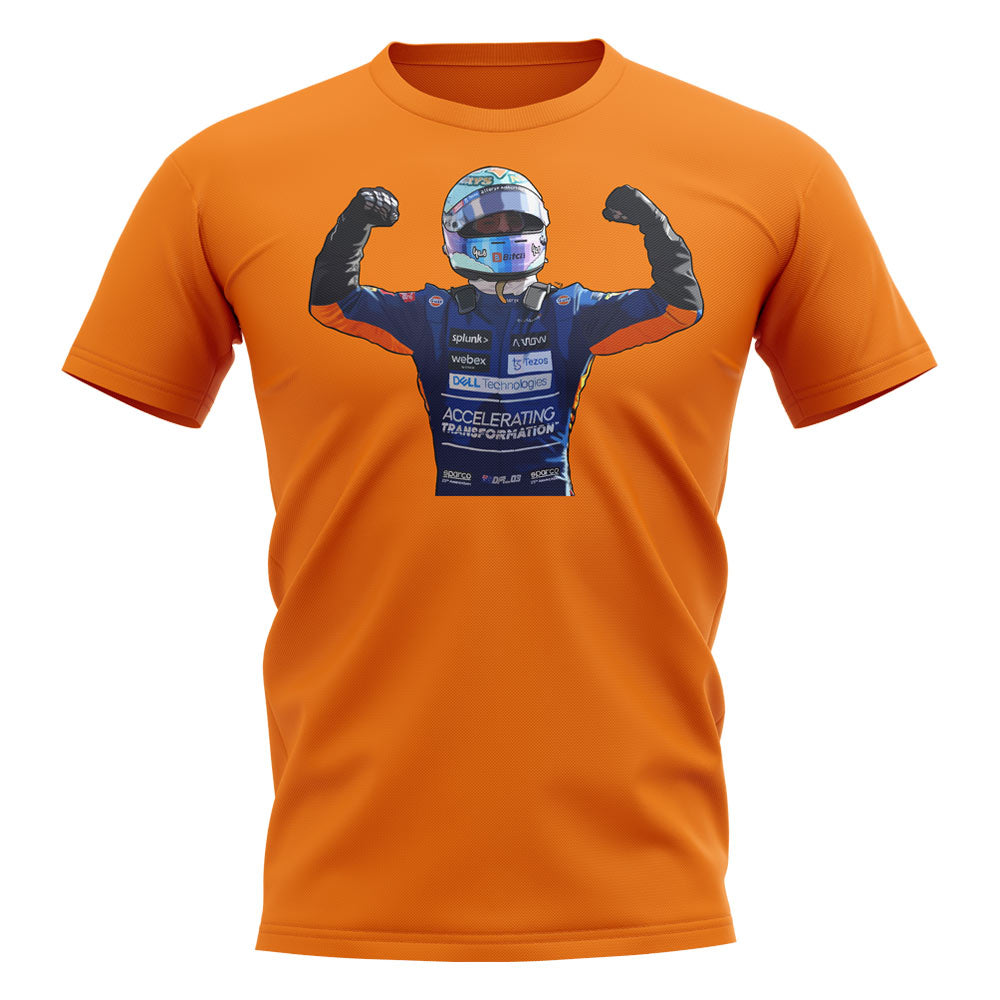 Daniel Ricciardo 2021 Monza Celebration T-Shirt (Orange)