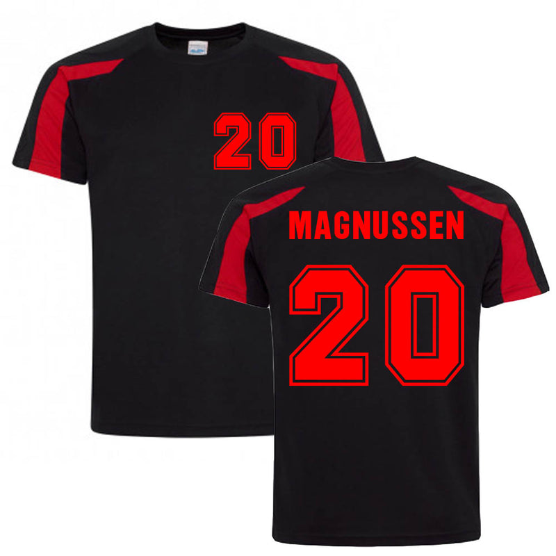Kevin Magnussen 2020 Performance T-Shirt (Black-Red)