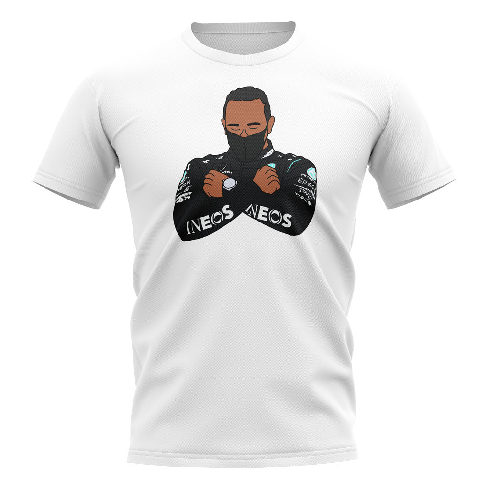 Lewis Hamilton Wakanda T-Shirt (White)