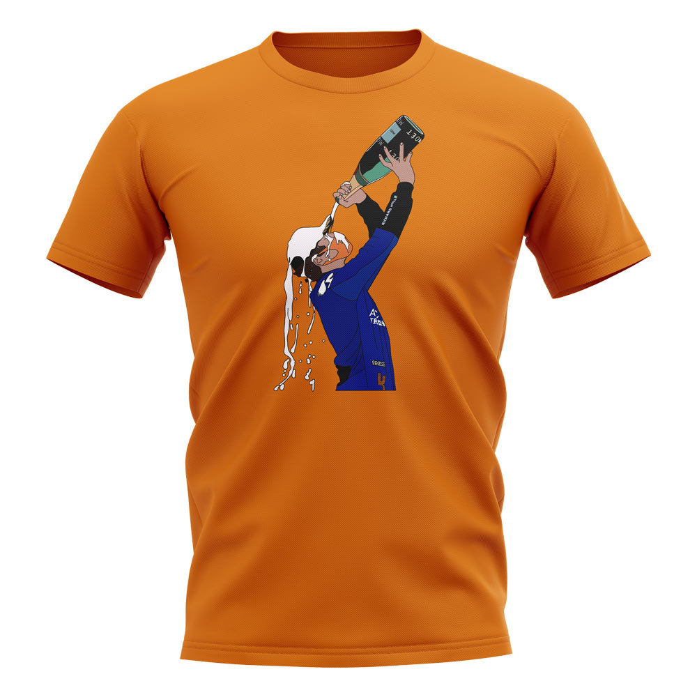 Lando Norris Celebration T-Shirt (Orange)