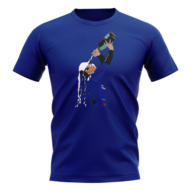 Lando Norris Celebration T-Shirt (Blue)