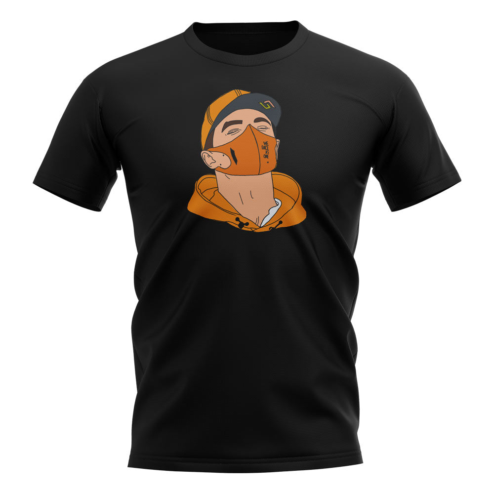 Lando Norris Headshot T-Shirt (Black)