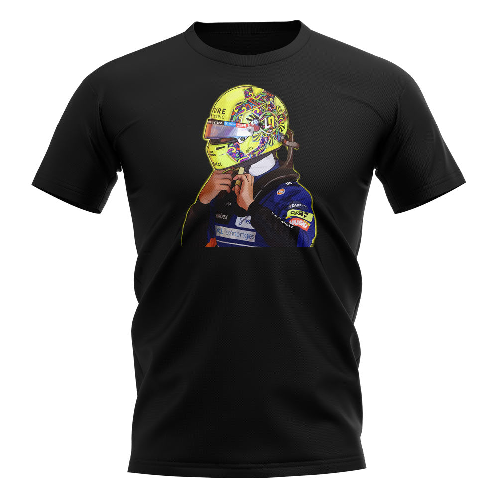 Lando Norris 2021 Mexico Helmet T Shirt