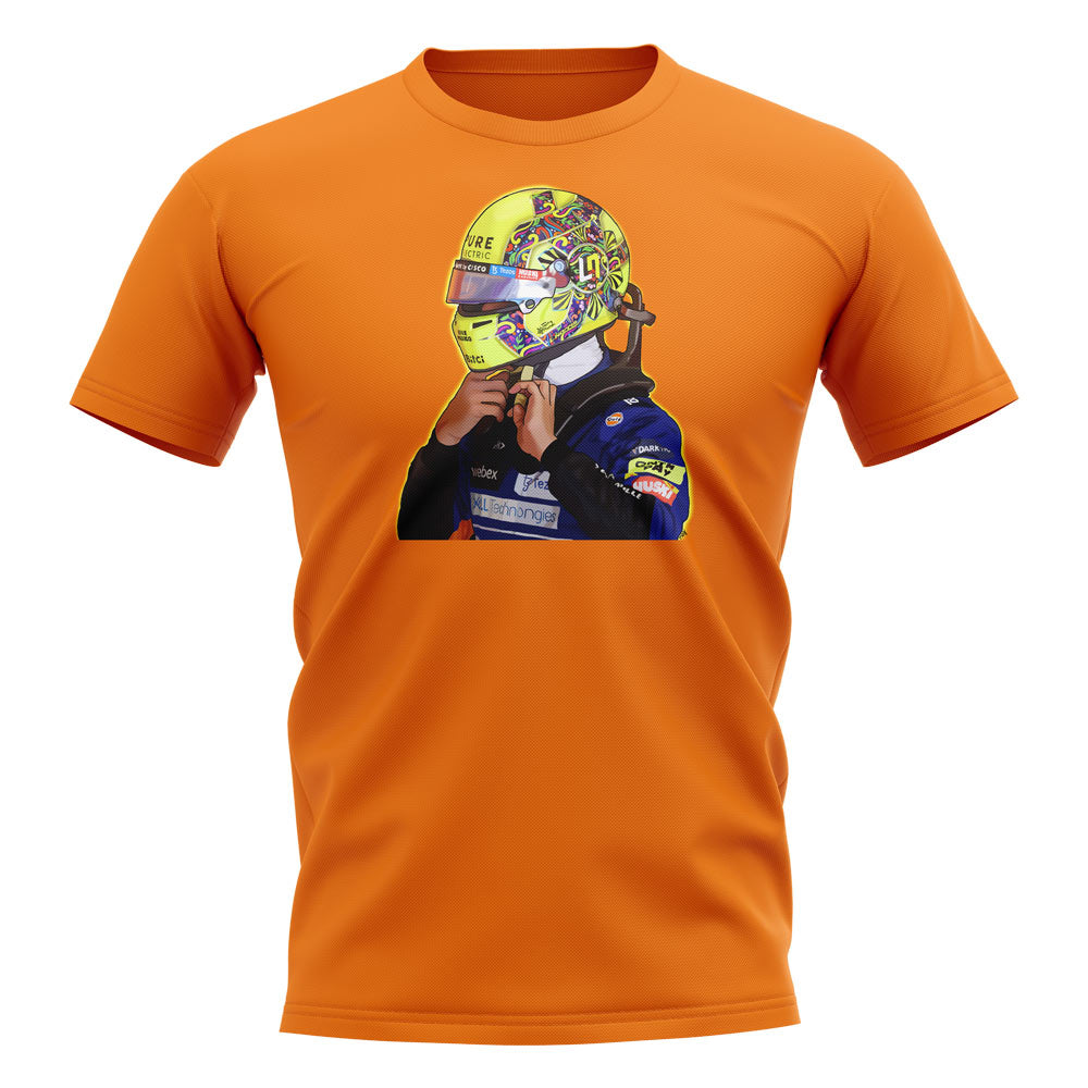 Lando Norris 2021 Mexico Helmet T Shirt
