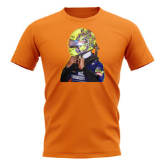 Example: Lando Norris 2021 Mexico Helmet T Shirt