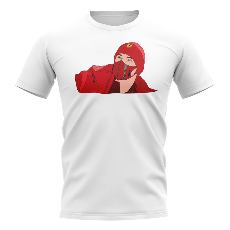 Mick Schumacher 2021 Ferrari Test T-Shirt (White)