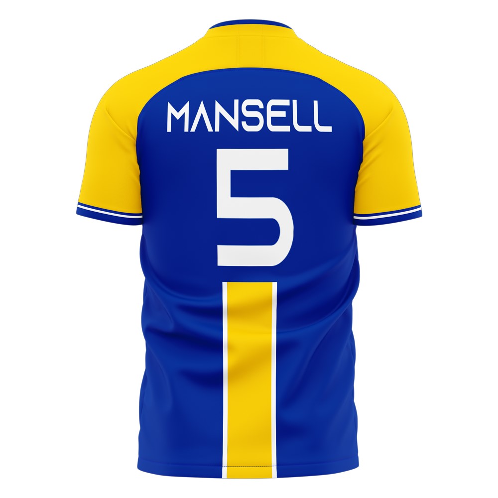 1992 Mansell #5 Stripe Concept Football Shirt