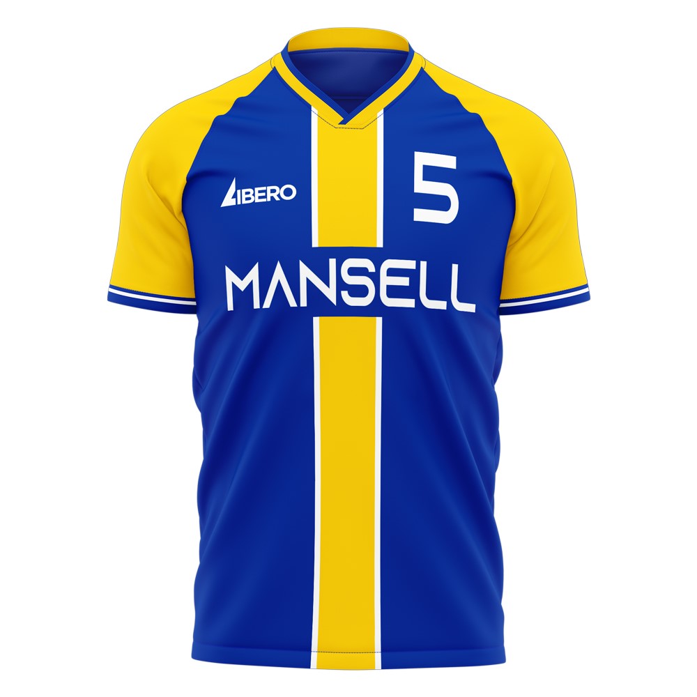 1992 Mansell #5 Stripe Concept Football Shirt