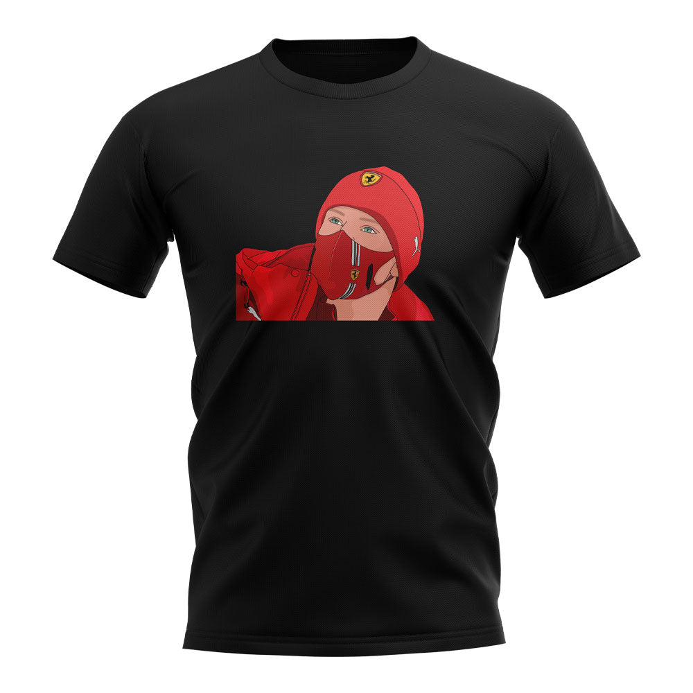 Mick Schumacher Ferrari Test T-Shirt (Black)
