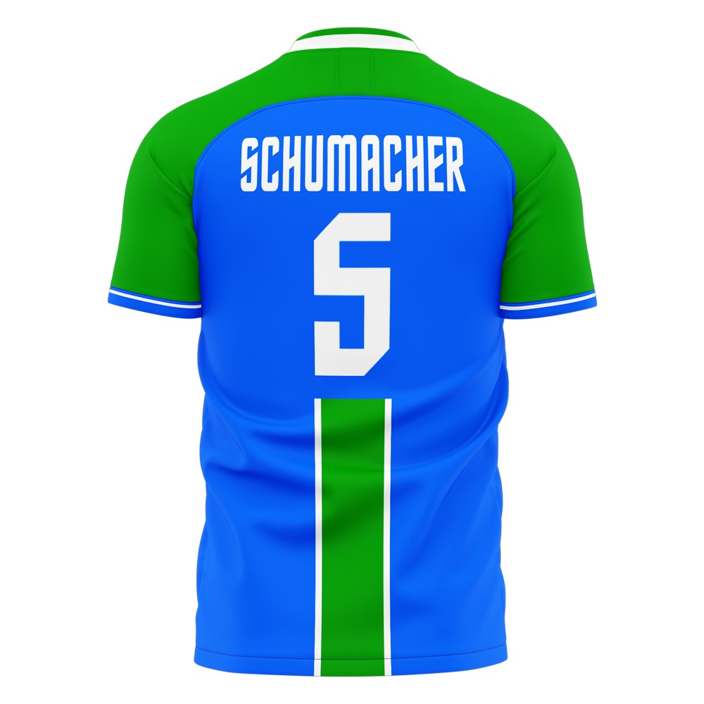 1994 Schumacher #5 Stripe Concept Football Shirt