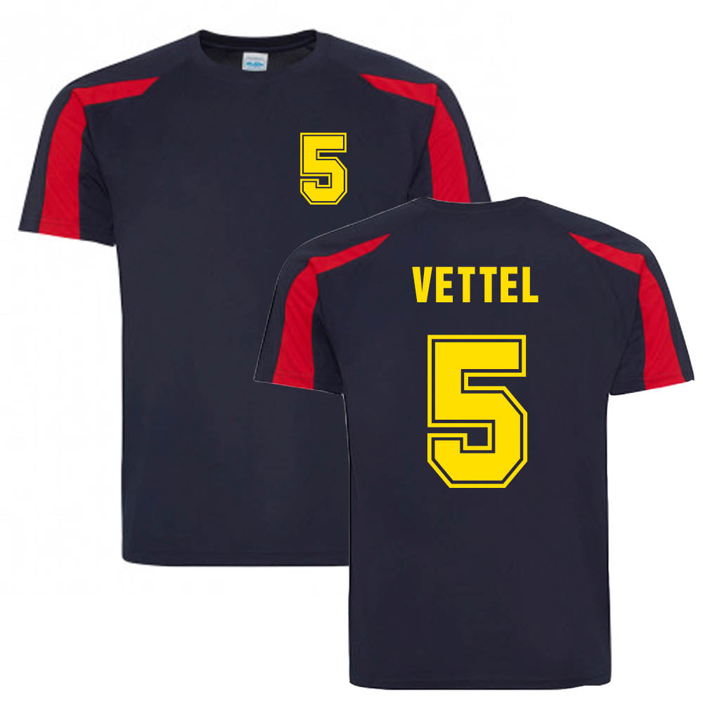 Sebastian Vettel Performance T-Shirt (Navy-Red)