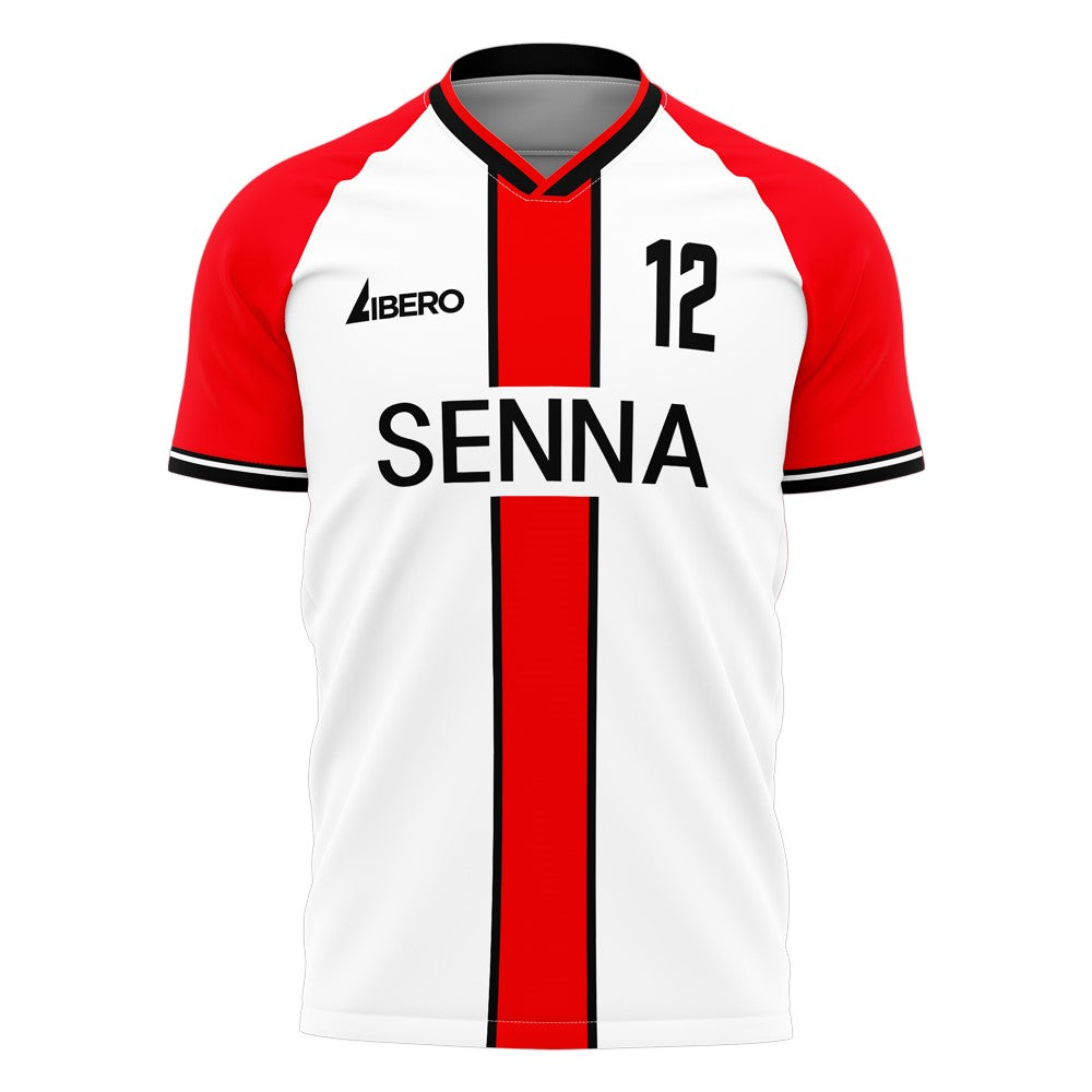 1988 Senna #12 Stripe Concept Football Shirt
