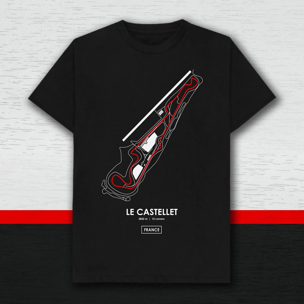 Le Castellet France Racing Track T Shirt