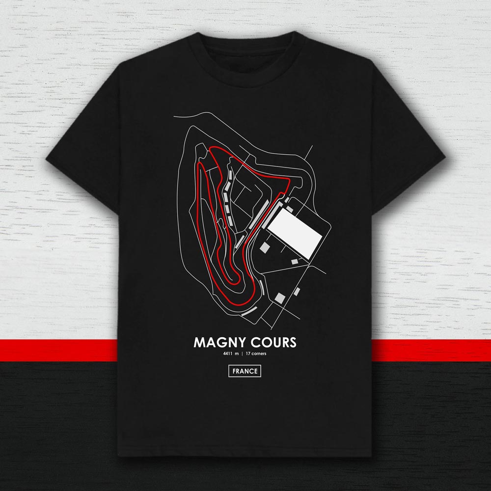 Magny Cours France Racing Track T Shirt