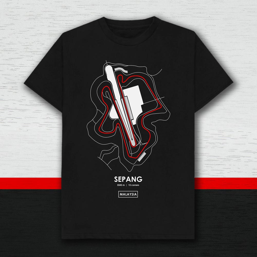 Sepang Malaysia Racing Track T Shirt