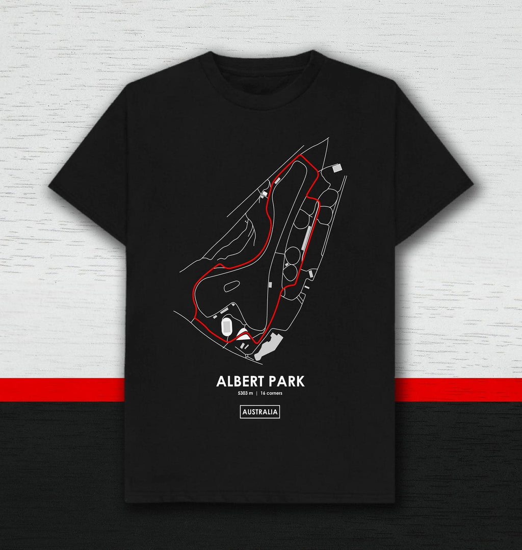 Albert Park Australia Racing Track T Shirt