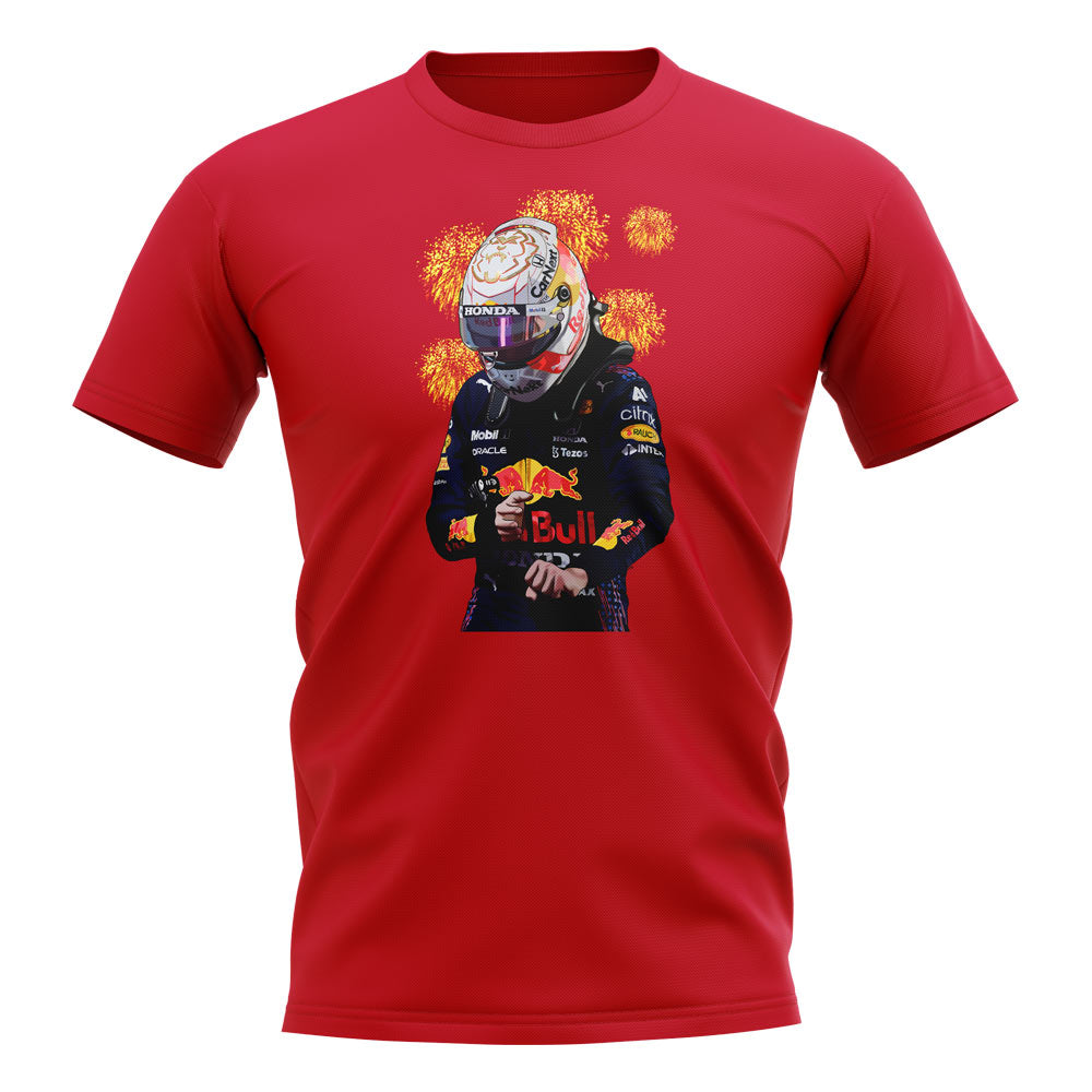Max Verstappen 2021 World Champion T Shirt